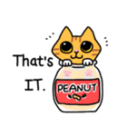 ねこごまとピーナッツの日常(English)（個別スタンプ：4）