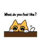 ねこごまとピーナッツの日常(English)（個別スタンプ：7）