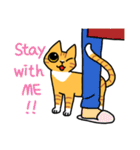 ねこごまとピーナッツの日常(English)（個別スタンプ：10）