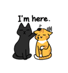 ねこごまとピーナッツの日常(English)（個別スタンプ：15）