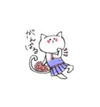 しろくてゆるいどうぶつたち（個別スタンプ：22）