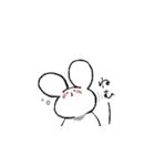 しろくてゆるいどうぶつたち（個別スタンプ：29）