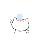 しろくてゆるいどうぶつたち（個別スタンプ：31）