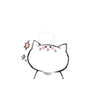 しろくてゆるいどうぶつたち（個別スタンプ：32）