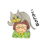 さわこでございます 1日編（個別スタンプ：5）