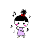 ちょんまげがーる（個別スタンプ：6）