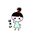 ちょんまげがーる（個別スタンプ：16）