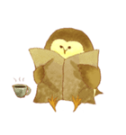 フクロウのモリーの日常（個別スタンプ：1）
