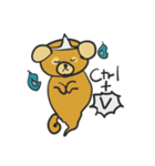 ワンチャン大学生犬（個別スタンプ：6）