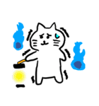 困り猫 夏（個別スタンプ：3）