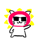 困り猫 夏（個別スタンプ：5）