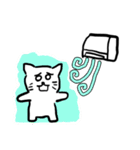 困り猫 夏（個別スタンプ：9）