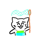 困り猫 夏（個別スタンプ：15）