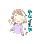 ネイルサロンのスタンプ（個別スタンプ：2）