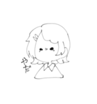 まっしろゆるいスタンプ（個別スタンプ：8）