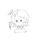 まっしろゆるいスタンプ（個別スタンプ：9）