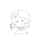まっしろゆるいスタンプ（個別スタンプ：11）