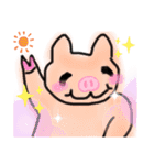 ぶたブタ子豚お腹が空いた！boo！第2の豚（個別スタンプ：14）
