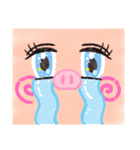 ぶたブタ子豚お腹が空いた！boo！第2の豚（個別スタンプ：34）