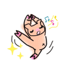 ぶたブタ子豚お腹が空いた！boo！第2の豚（個別スタンプ：36）