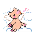 ぶたブタ子豚お腹が空いた！boo！第2の豚（個別スタンプ：38）