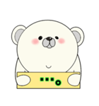 平常心なクマさん（個別スタンプ：25）