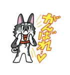 お茶目なハスキー（個別スタンプ：24）