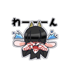 もっと！メカクレやぎ（個別スタンプ：4）