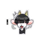 もっと！メカクレやぎ（個別スタンプ：7）
