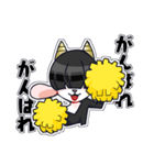 もっと！メカクレやぎ（個別スタンプ：11）