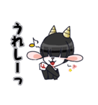もっと！メカクレやぎ（個別スタンプ：13）