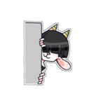 もっと！メカクレやぎ（個別スタンプ：14）