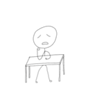 学生っぽく（個別スタンプ：5）