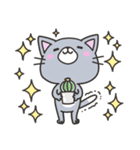 ネコとサボテン（個別スタンプ：20）