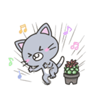 ネコとサボテン（個別スタンプ：25）