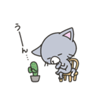 ネコとサボテン（個別スタンプ：27）