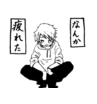 白黒ボーイ（個別スタンプ：18）