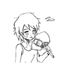 白黒ボーイ（個別スタンプ：20）