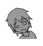 白黒ボーイ（個別スタンプ：27）