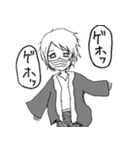 白黒ボーイ（個別スタンプ：31）