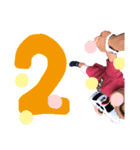 ブビオの数字。（個別スタンプ：2）