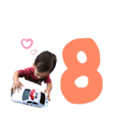 ブビオの数字。（個別スタンプ：8）