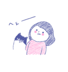 ミンミンさんと私。やさしい幸せスタンプ。（個別スタンプ：8）