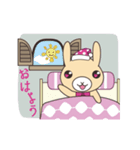 ウサグマの動くスタンプ（個別スタンプ：1）