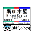 愛知 河和線 知多新線 今まだこの駅です！（個別スタンプ：3）