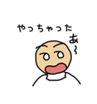 変な顔と面白い顔（個別スタンプ：3）