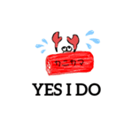ikurama (かにシリーズ)（個別スタンプ：6）