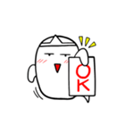 ゆるいおばけのかわいいバケケ日常スタンプ（個別スタンプ：35）