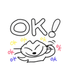 ふざけネコスタンプ！（個別スタンプ：8）