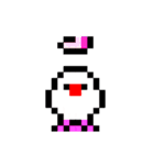 動く！ドット絵文鳥。（個別スタンプ：18）